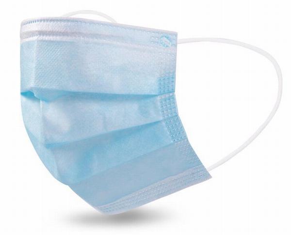 Cheap Non-Woven Face Mask Holders 3 Layer Disposable Facemask Earloop