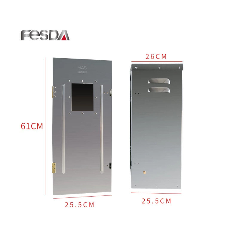 China 
                Custom Aluminum Metal Box Distribution Box Electric Meter Box
              manufacture and supplier