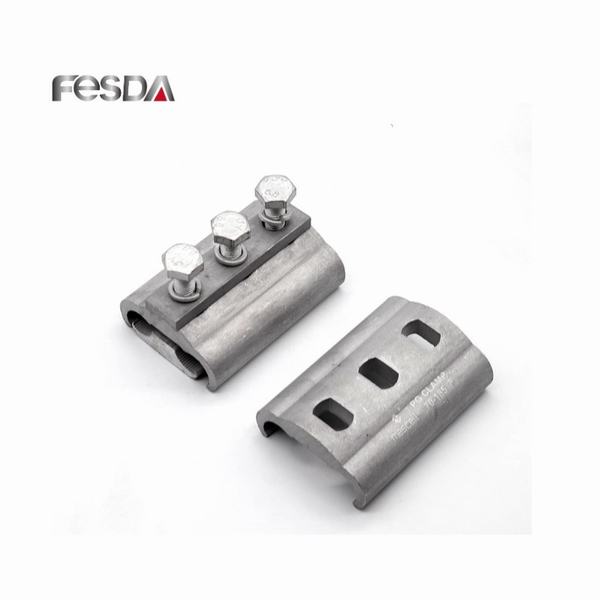 Double Bolted High Quality Aluminum Parallel Slot Pg Clamp