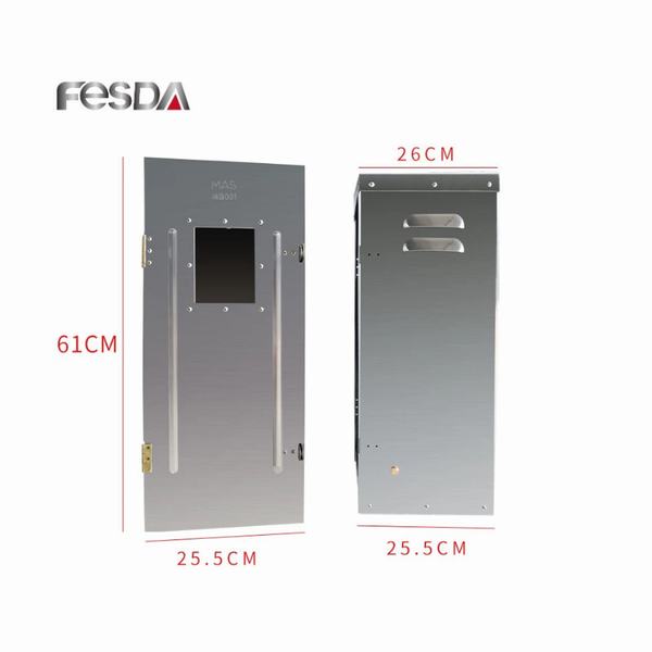 Simple Installation, Aluminum Meter Box Applicability Metal Cabinet