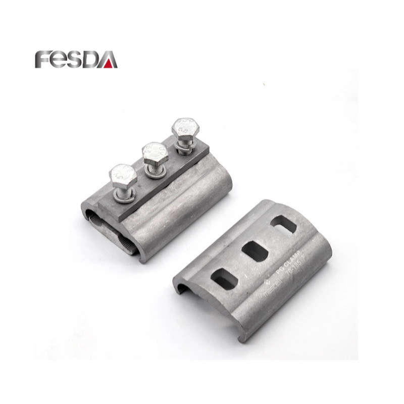 Super Quality Aluminium Parallel Groove Pg Clamp Electrical Wire Clamp with Double Bolts