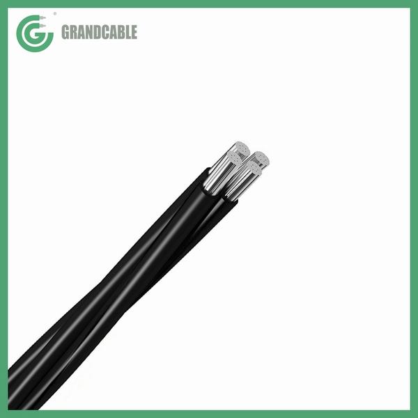 0.6/1kV 3X25+1X54,6mm2  Twisted Alu ABC Aerial Bundled Overhead Cable NF C 33-209