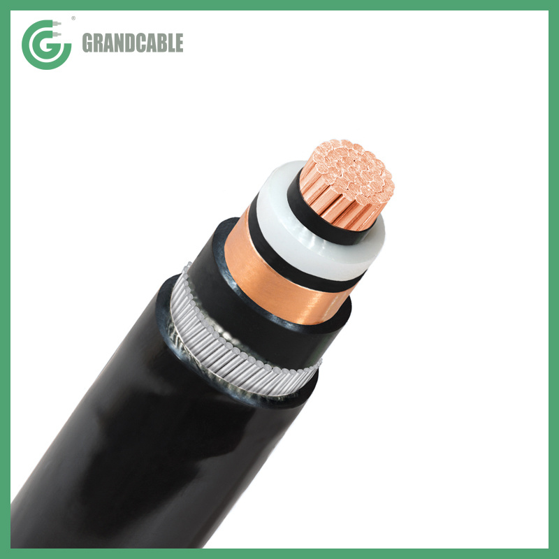 11kV Single Core XLPE CU Armoured Medium Voltage Power Cable for Substation