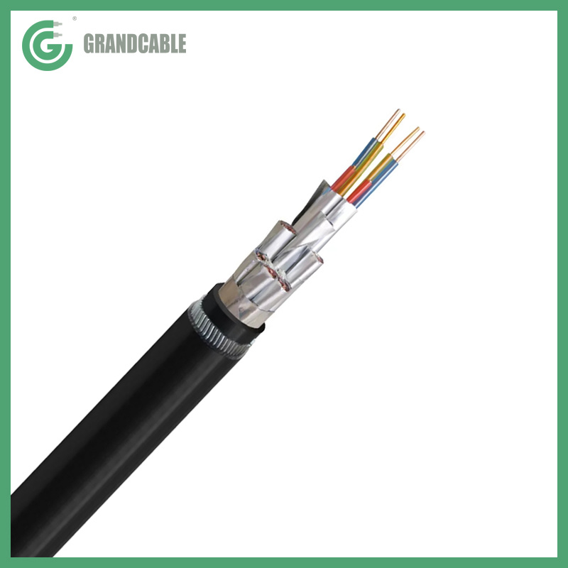 
                12X2X2.5mm2 Twisted Pair XLPE Aluminum PE sheathed Instrumentation Cable
            