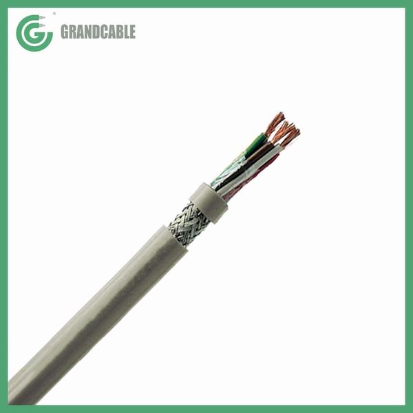 3X1.5mm2 CY Screened Control Cable PVC Insulated Tinned Copper Wire Braided 300/500V
