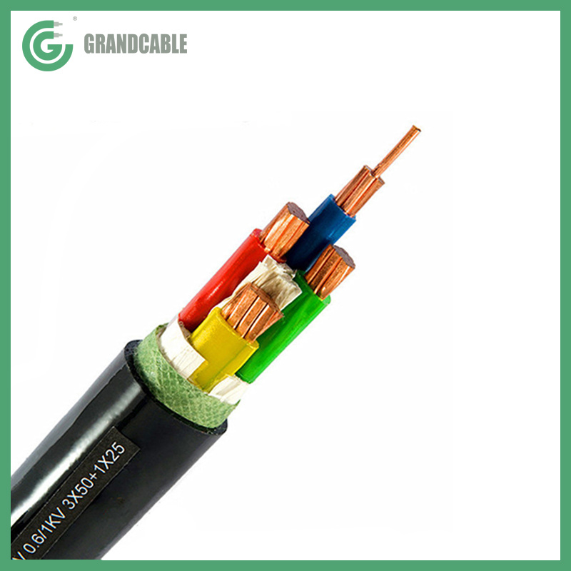 
                3X10mm2 Three Core XLPE insulated PVC sheathed LV Power Underground Cable
            