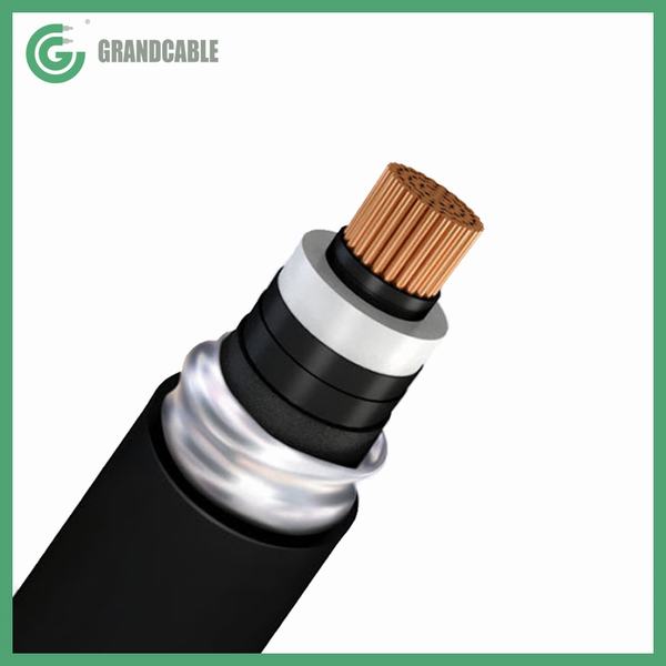 
                                 64/110kV 123kV XLPE, Conductor de cobre, aluminio con aislamiento de la funda de cartón ondulado, Cable de PVC/PE                            