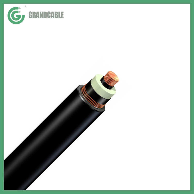 76/132kV XLPE Insulated Copper Core Non-Armored Cable power cable