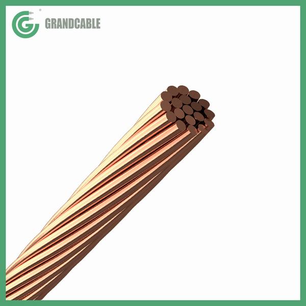 China 
                                 BCC de alambre de cobre desnudo de conductores varados 120mm2 19/2,80 para sistema de puesta a tierra                              fabricante y proveedor