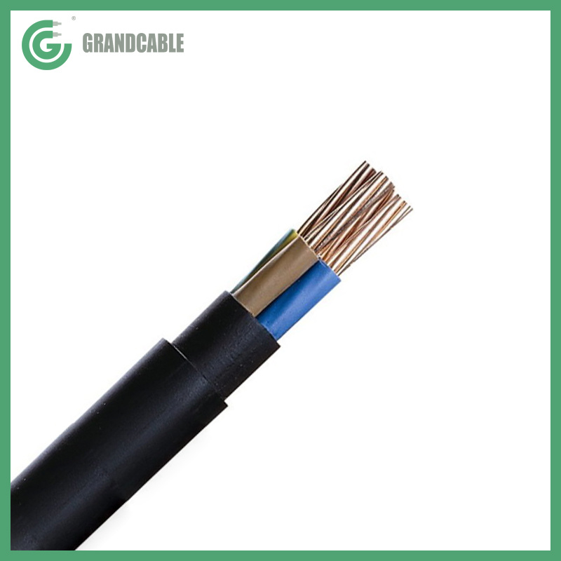 Cables BT distribution 4X25mm2 Cuivre Type NYY PVC Insulated Electrical Cable 0.6/1kV