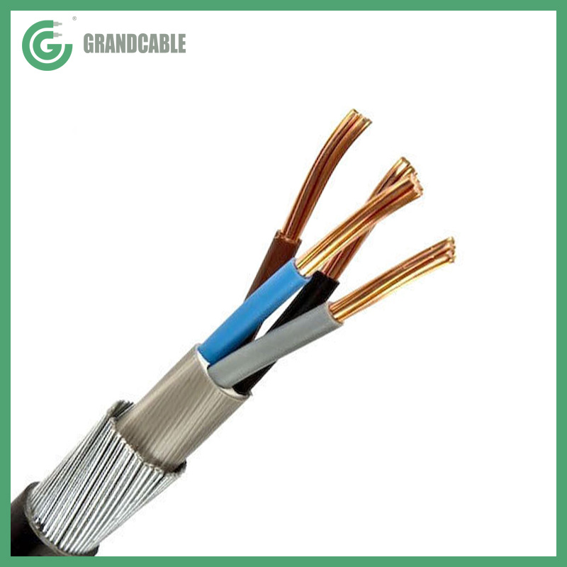 Customized 0.6/1kV CVV Control Cable CU/PVC/SWA/PVC Insulated Instrumentation Electric cable