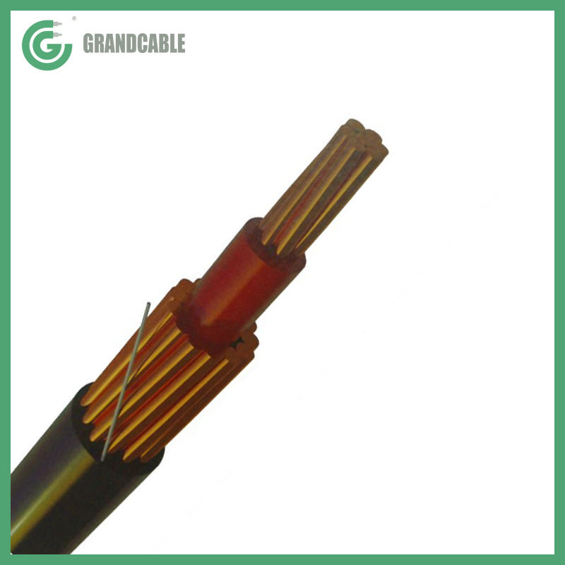 Service Cable 1 ph —  4mm2 Cu Plus concentric CNE (combinedneutral and earth) 600/1000 volt cable