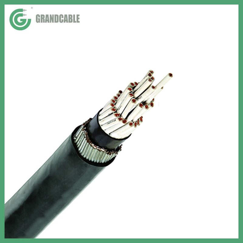 China 
                Cable de control de cobre de Swa 4CX6 mm2 recubierto de PVC cable de alimentación de 33/11kv subestación
              fabricante y proveedor
