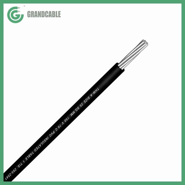 China 
                        THW-A Single Core PVC Insulated 750V Stranded Aluminum Conductor TIS 293-2541 Electric Wire
                      manufacture and supplier