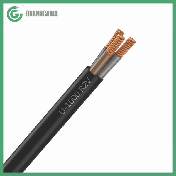 U-1000 R2V 1X120mm2 XLPE Insulated UV-PVC Sheathed 0.6/1kV LV Power Cable electrique