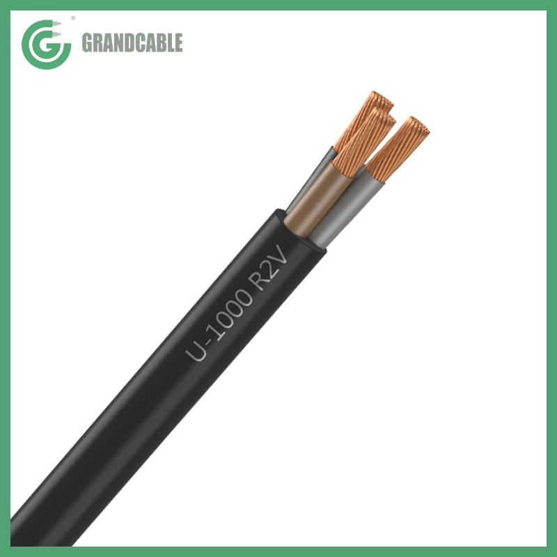 U-1000 R2V 5X35mm2 XLPE Insulated UV-PVC Sheathed 0.6/1kV LV Power Cable