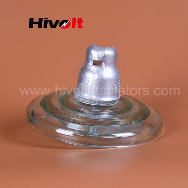 120kv Glass Disc Insulators with Zinc Sleeve for Transmission Lines