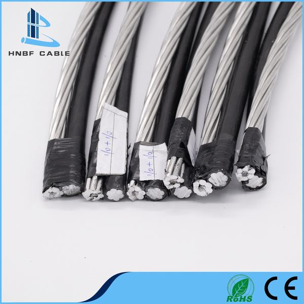 China 
                        0.6/1.0kv 1*240+240sqmm Aluminum Conductor XLPE/PE Insulated Service Drop ABC Cable
                      manufacture and supplier