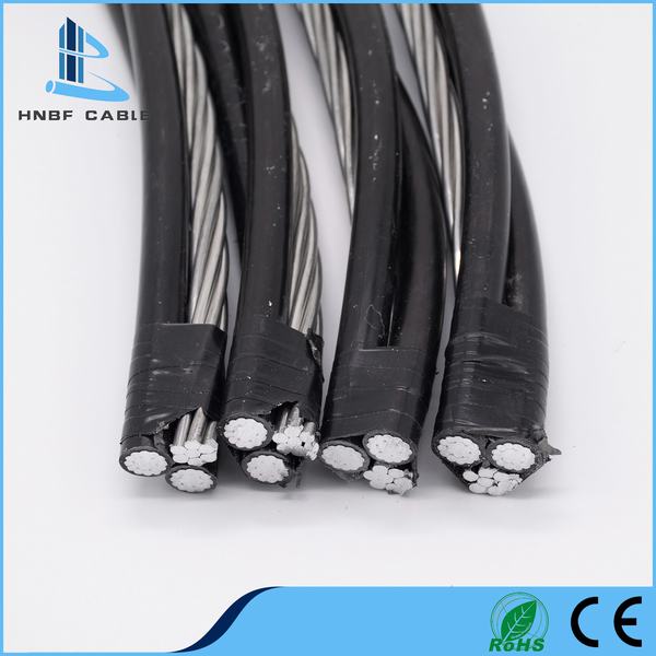China 
                                 0.6/1.0kv XLPE de conductores de aluminio/aislamiento PE Incluye antena de la caída de dúplex de 1*35+35sqmm Cable ABC                              fabricante y proveedor