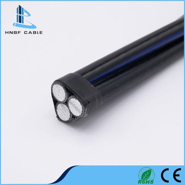 China 
                                 0.6/1.0kv XLPE de conductores de aluminio/PE cable aislado 3*50sqmm Cable ABC                              fabricante y proveedor