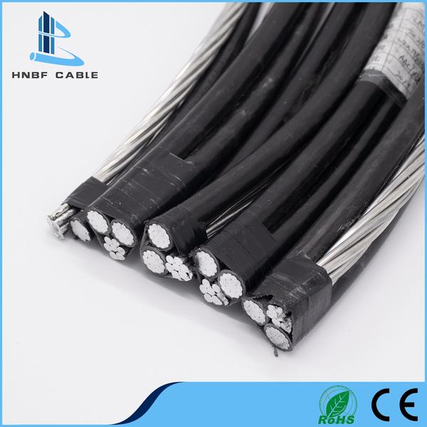 Chine 
                                 0.6/1.0kv conducteurs en aluminium XLPE/PE/PVC 1*16+16sqmm isolement Service Duplex drop câble ABC                              fabrication et fournisseur
