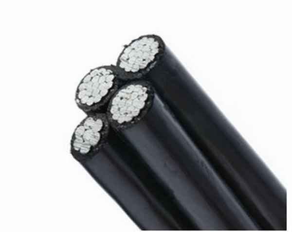 China 
                                 0.6/1KV (3+1) núcleo conductor de aluminio PE/aislamiento XLPE Cable ABC                              fabricante y proveedor