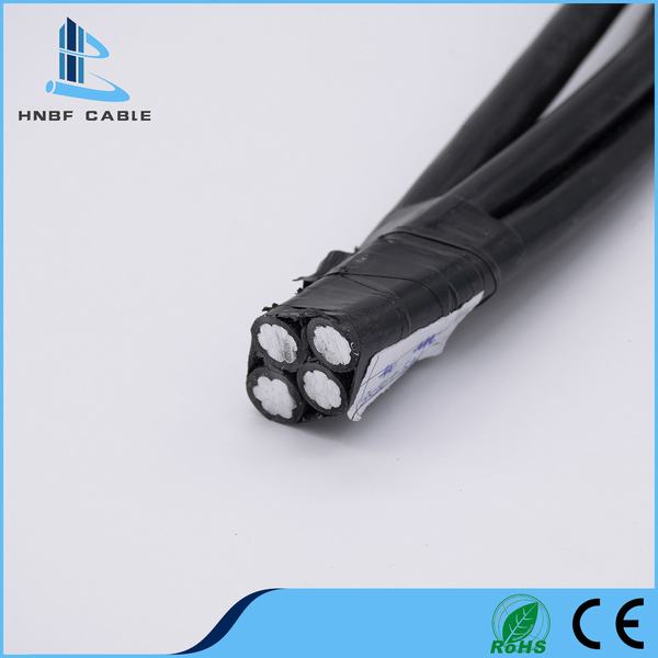 0.6/1kv 4*25mm Aluminum Conductor XLPE Insulation ABC Cable