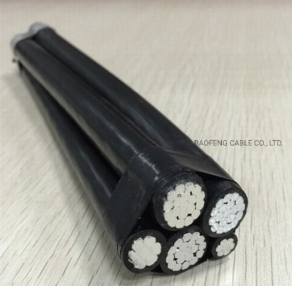 China 
                        0.6/1kv AAC/AAAC Aluminum ABC Cable 3X120+70+16mm2 NFC Standard
                      manufacture and supplier