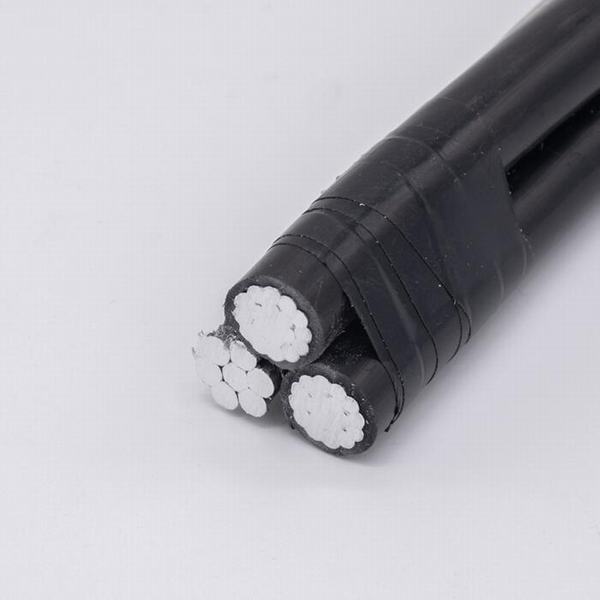 China 
                        0.6/1kv Aluminum Conductor XLPE Insulated 2*4/0+4/0 (AAAC) AWG ABC Cable Overhead Bundled Electric Wire Service Drop Triplex
                      manufacture and supplier