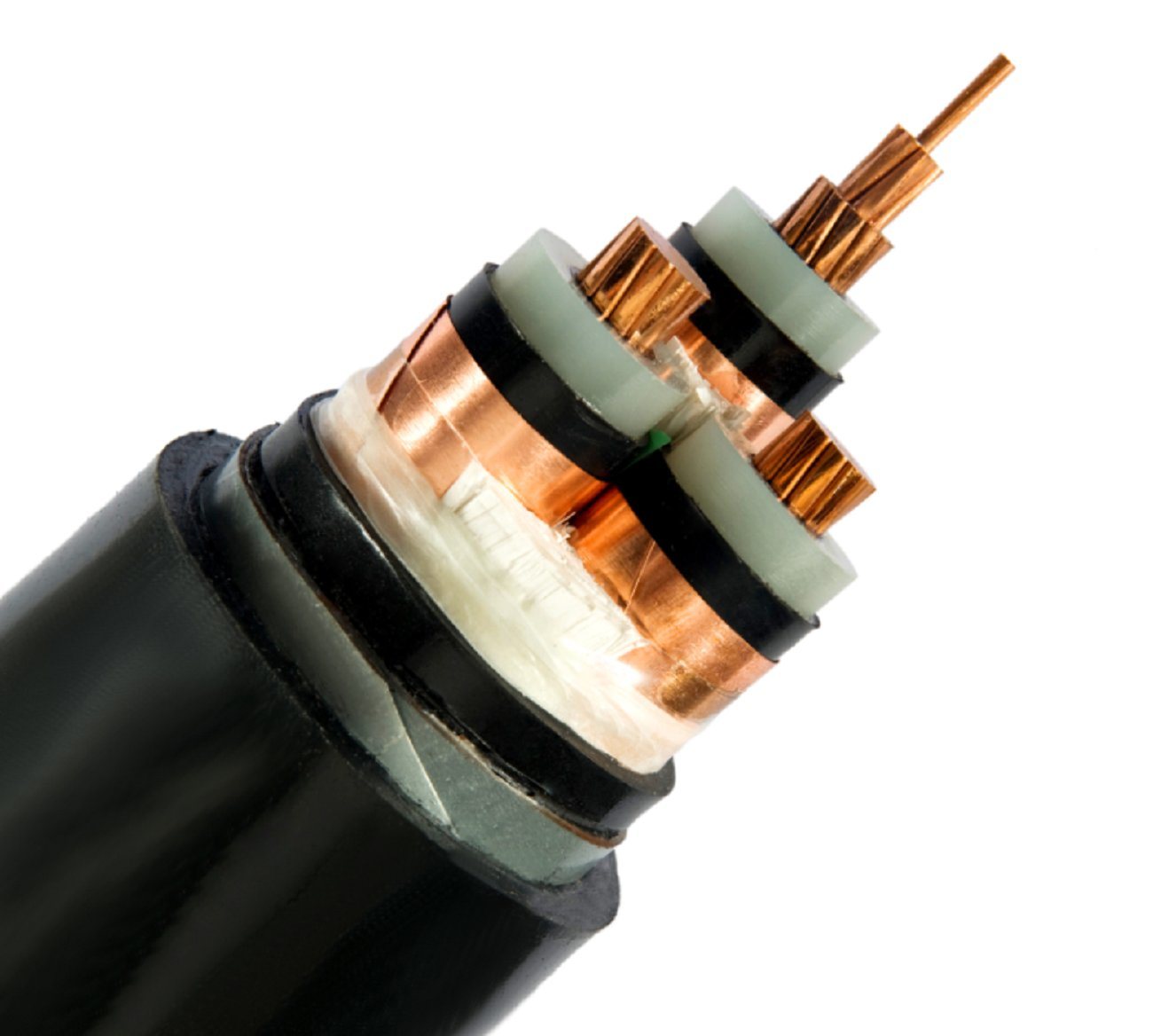 
                Câble d′alimentation blindé en PVC isolé XLPE/PVC 0.6/1kv à deux conducteurs Yjlv/Yjv
            