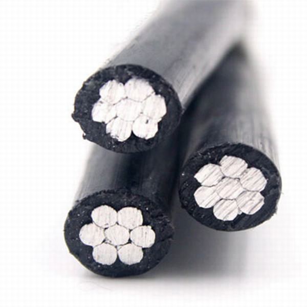 China 
                        1000V Caai 2X25+1X16mm2 Aluminum AAC XLPE Overhead Cable
                      manufacture and supplier