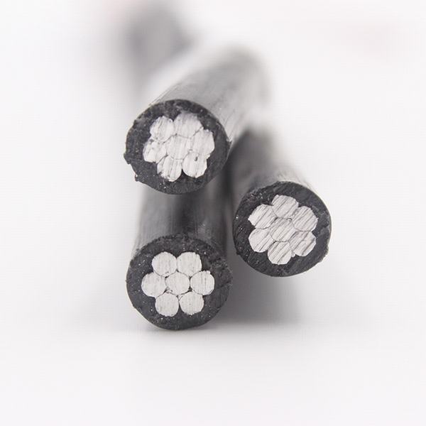 3 Core Triplex Cable XLPE Insulated Overhead ABC Cable Types