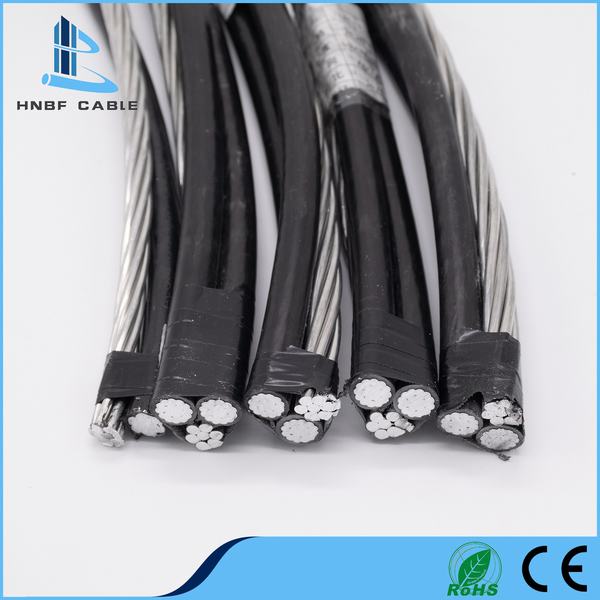 
                                 3X2/0AWG AAAC aluminio conductor aislamiento XLPE Triplex Cable de aluminio                            
