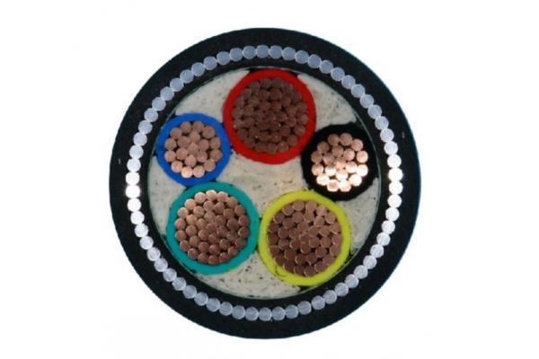 5 Core XLPE Insulation PVC Sheath Electrical Power Cable