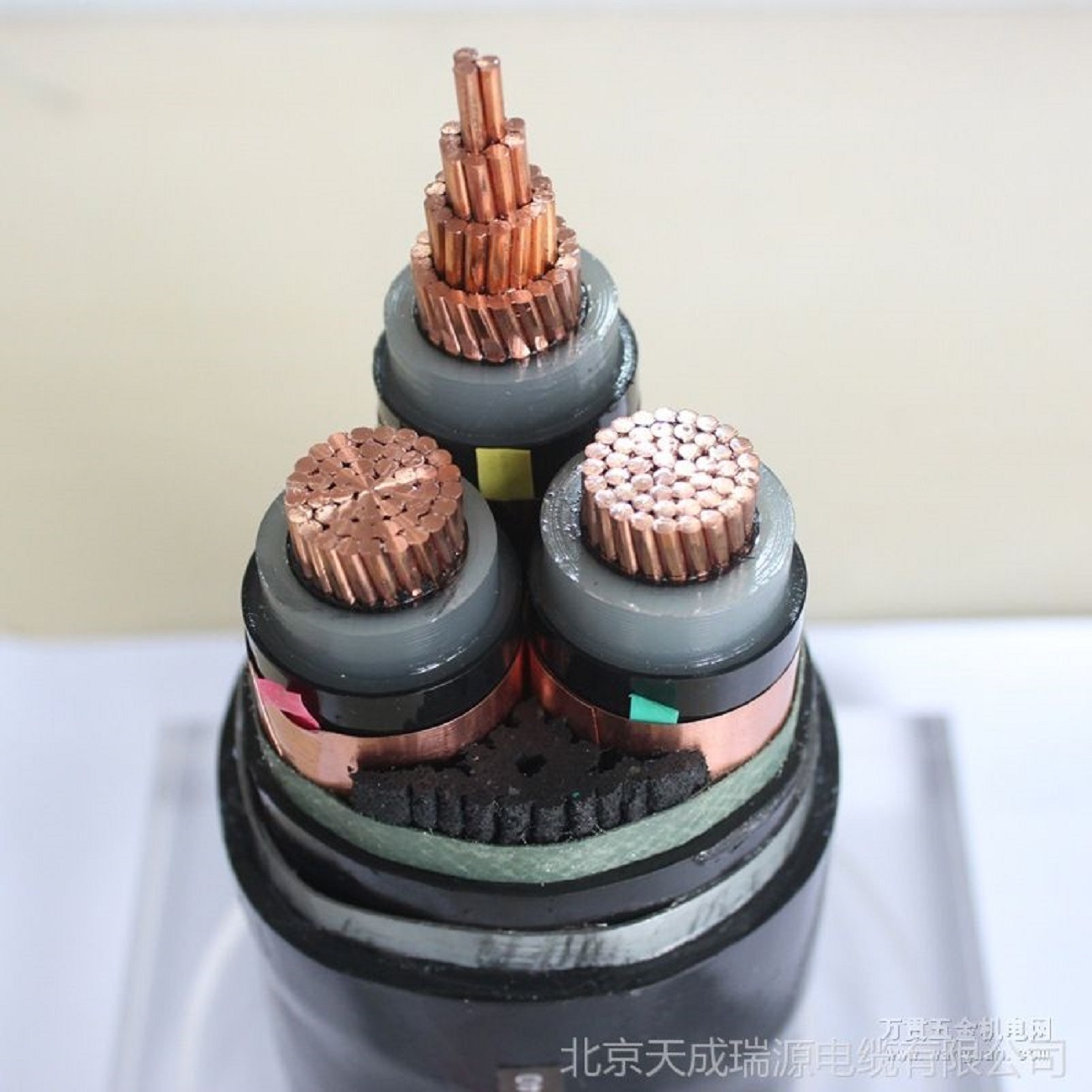 China 
                8.7/15kv Three-Core XLPE Insulated Power Cable
              manufacture and supplier