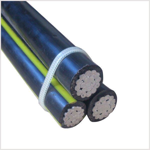 
                                 95mm Aluminium-Kabel-gesprungenes Kabel XLPE Isolier-ABC-Luftkabel                            