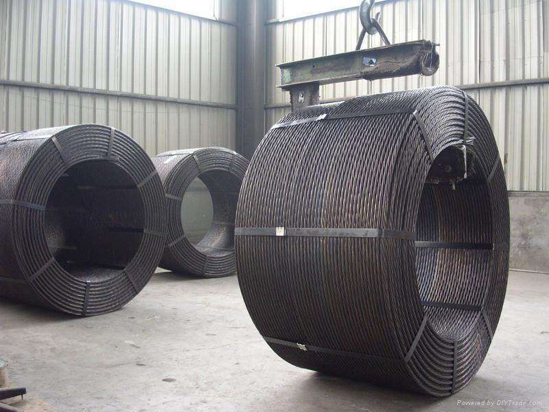 ASTM A475 5/8" High Tension Steel Wire Galvanized Zinc Coated Guy Wire Gsw