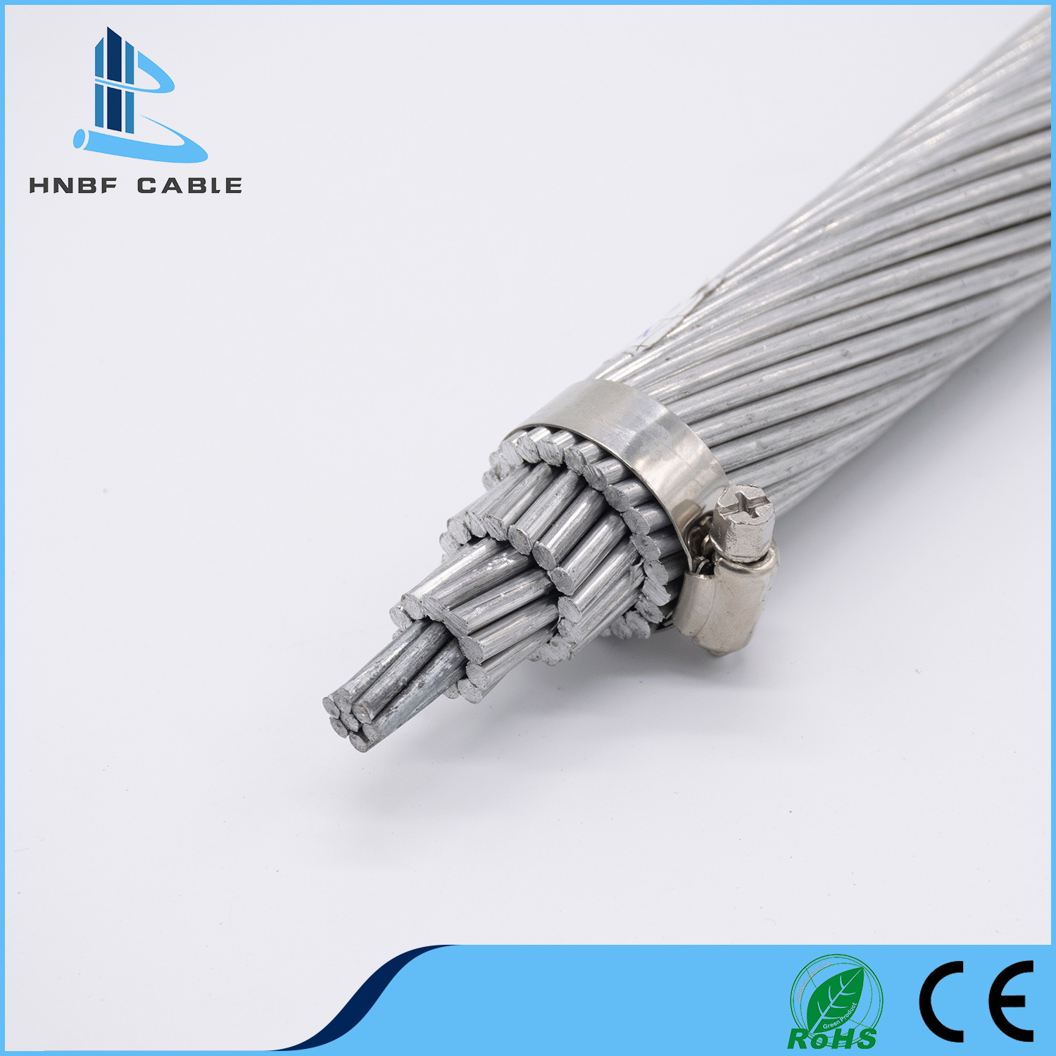 China 
                Condutor de alumínio ASTM Conductor de cabo superior ACSR reforçado com aço
              fabricação e fornecedor