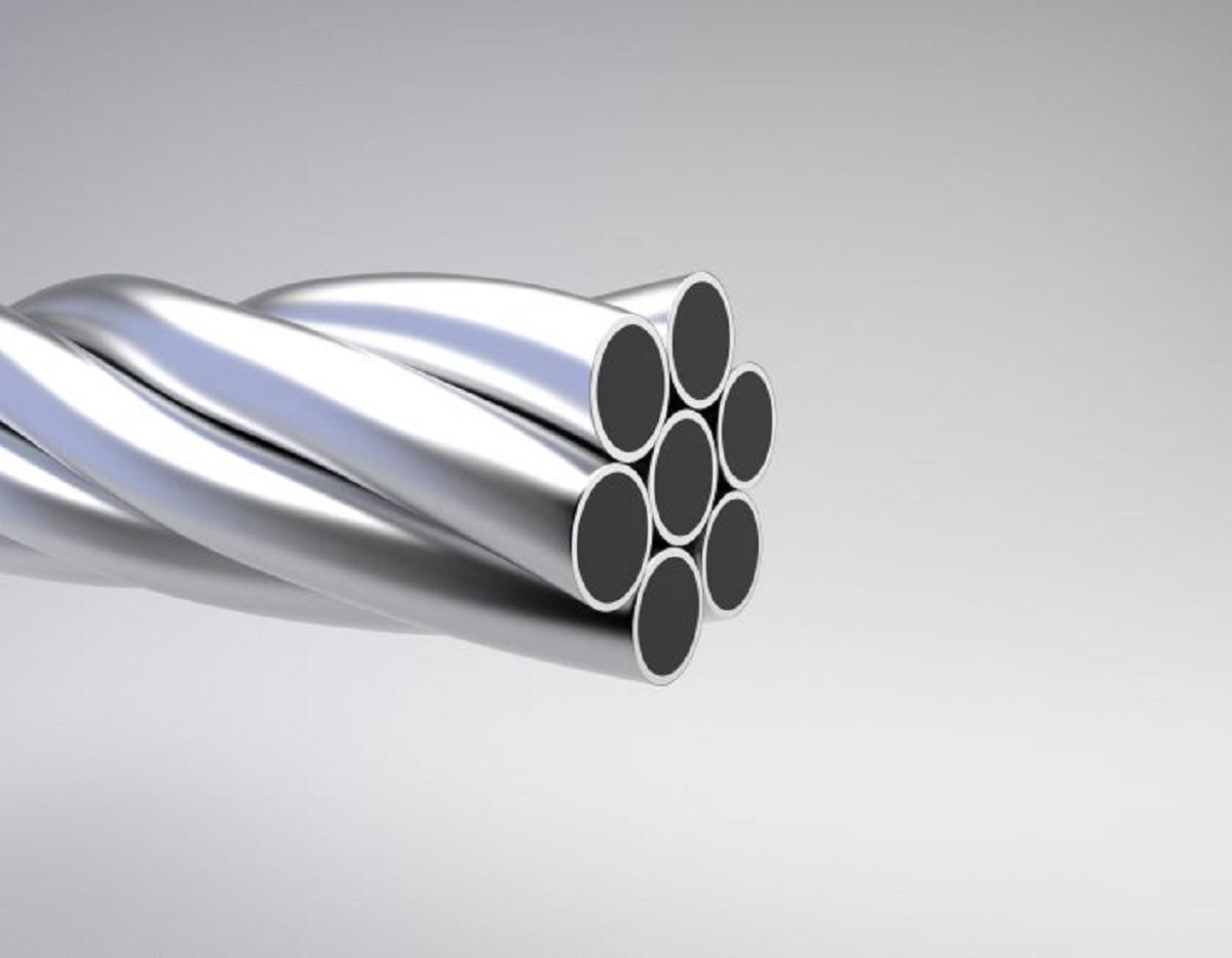 
                ASTM Standard 4 AWG Aluminium-beschichteter Stahlleiter ACS, Überkopfausführung Erdungskabel
            