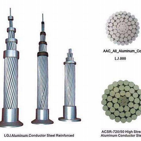 China 
                                 Norma ASTM de Alumínio Nu com Alma de Aço CAA Conductor                              fabricação e fornecedor