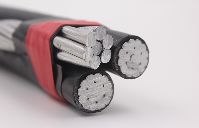 
                Со стандартом ASTM триплексный алюминиевый провод 2*4/0AWG (неизолированный AAAC+4/0) электрического кабеля
            
