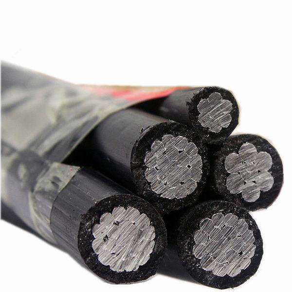Al/XLPE Insulated Overhead Electric 3*35+54.6+16sqmm ABC Cable