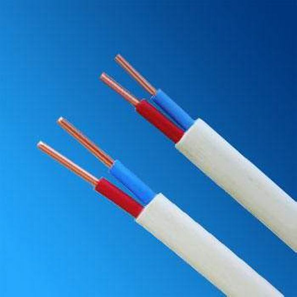Aluminum or Copper Conductor PVC Insulated 2 Core Flat Electrical Wire