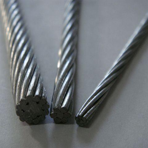 
                Filo metallico in acciaio zincato ASTM A475 5/8′ ′ trasmissione in testa Linee
            