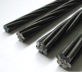 Hot Rolled Steel Wire ASTM BS Standard Galvanized Guy Wire Transmission Line