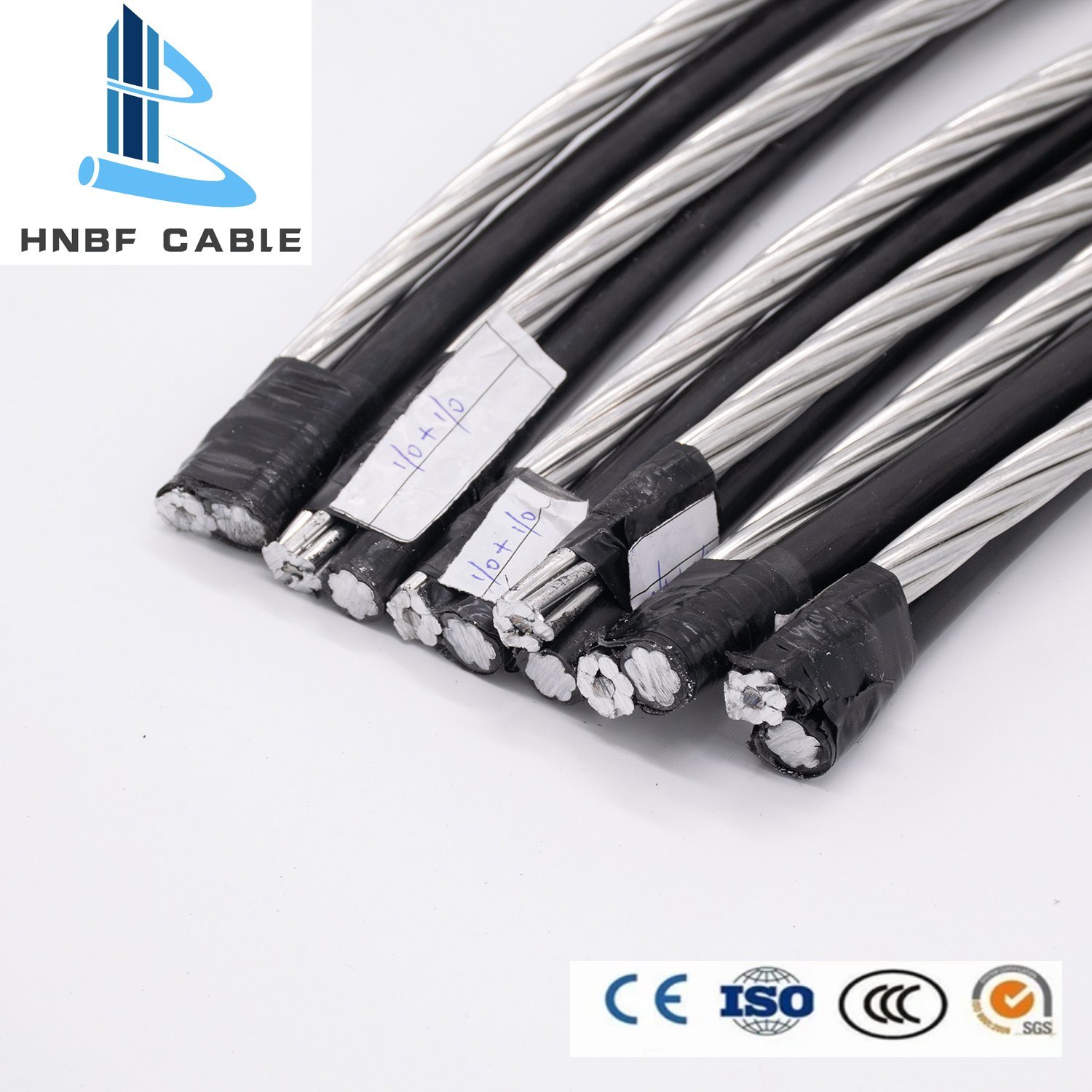 Chine 
                                 LV Halotis POLYÉTHYLÈNE RÉTICULÉ en aluminium 6 AWG Pike Patella Albus AAC Service Triplex drop câble ABC                              fabrication et fournisseur