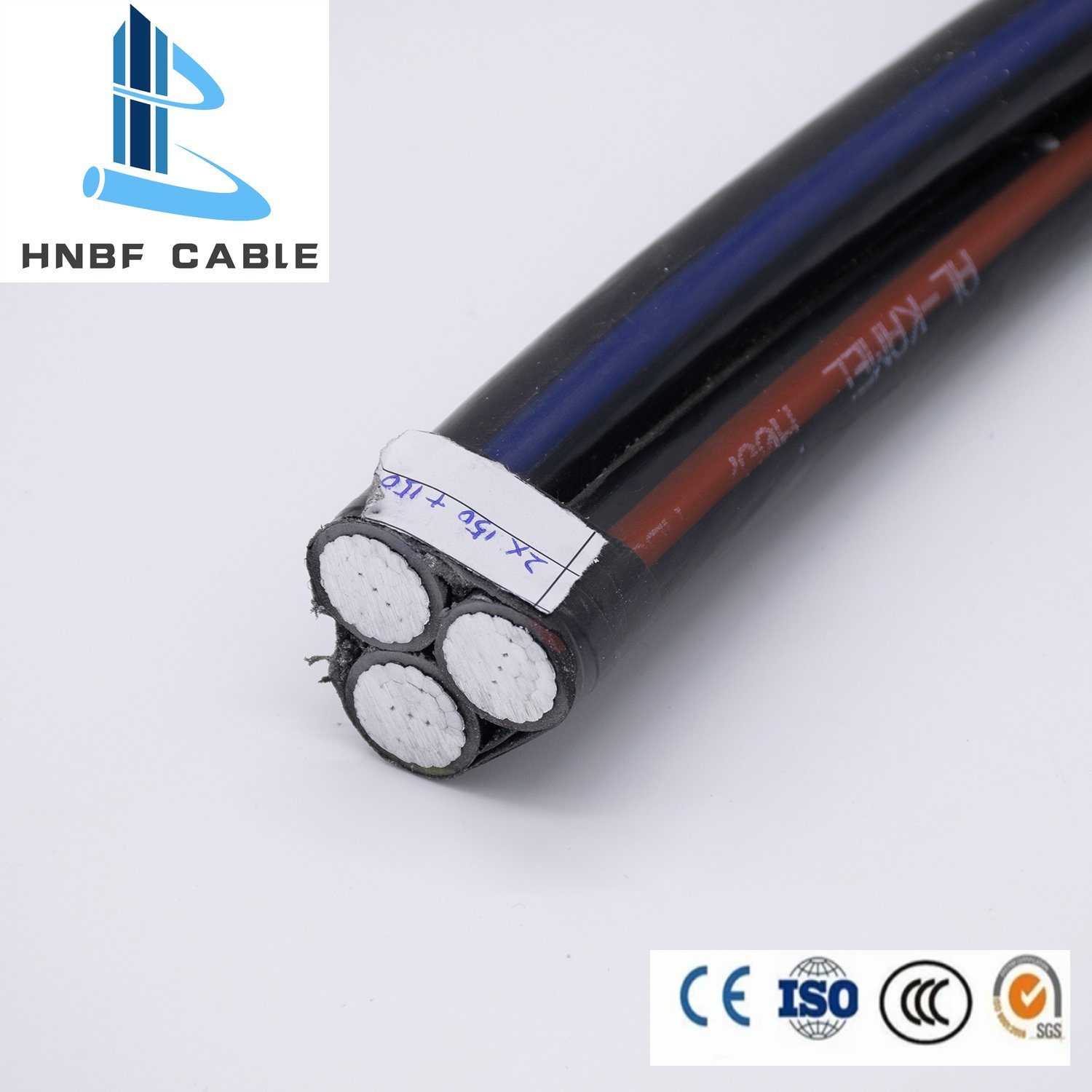 China 
                        LV Aluminum XLPE 6 AWG Pike Patella Albus AAC Triplex Service Drop ABC Cable
                      manufacture and supplier
