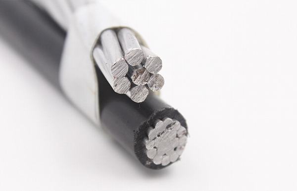 China 
                                 PE de baja tensión o aislamiento XLPE 2*4AWG Duplex caída de servicio de cable de aluminio ABC                              fabricante y proveedor