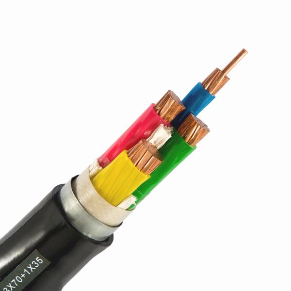 Low Voltage PVC Insulated PVC Sheathed Power Cable with Armor