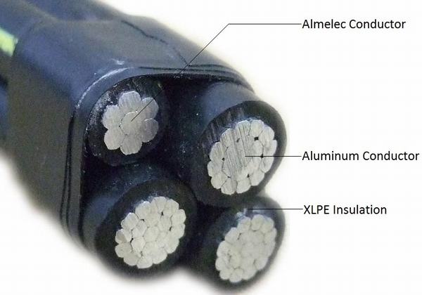Cina 
                                 Cavo di alluminio di ABC isolato PVC 3*70+54.6sqmm del PE del conduttore XLPE di bassa tensione NFC-33 209                              produzione e fornitore
